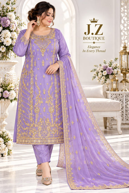 Long shirt with Trouser & Dupatta