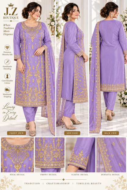 Long shirt with Trouser & Dupatta