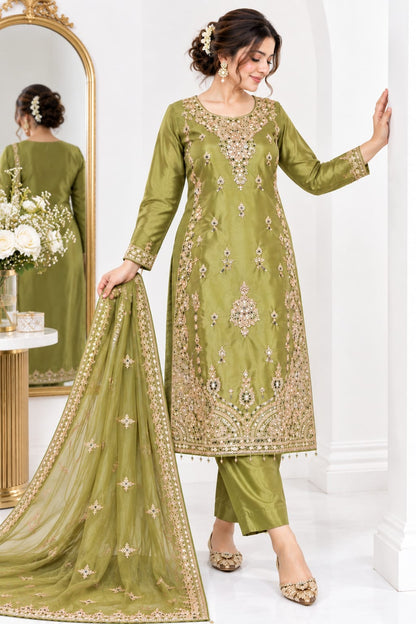Handmade 3 piece bridal suit