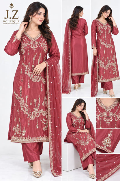 Handmade 3 piece bridal suit