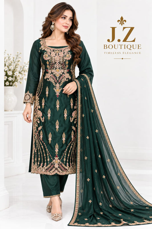 Handmade 3 piece bridal suit