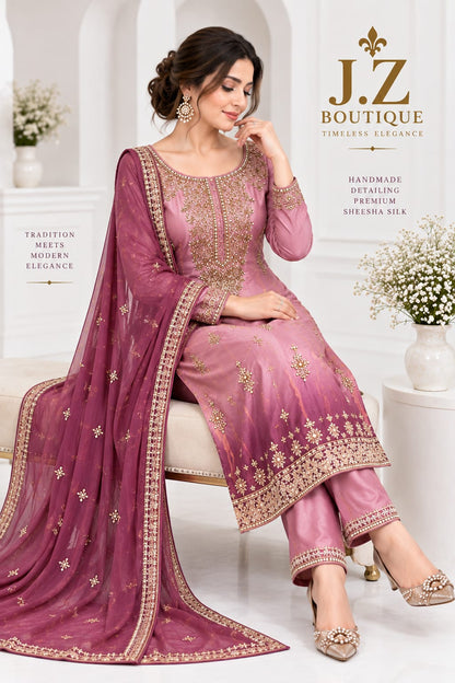 Long shirt with Trouser & Dupatta
