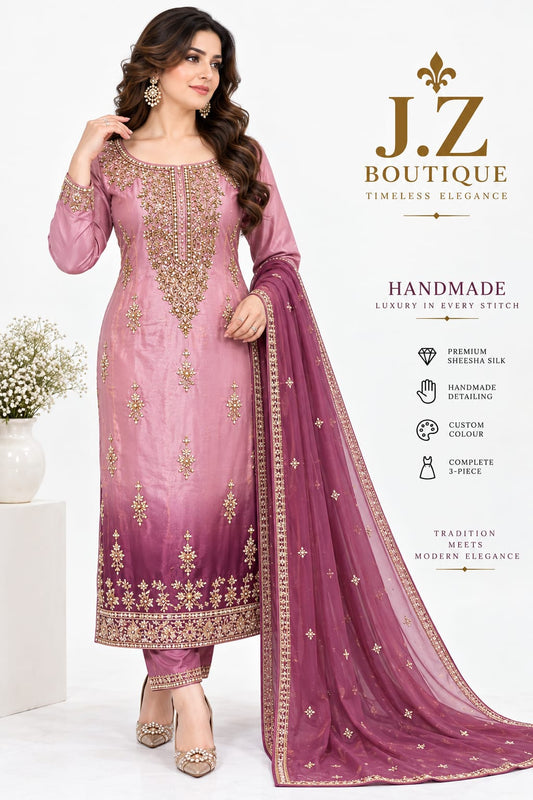 Long shirt with Trouser & Dupatta