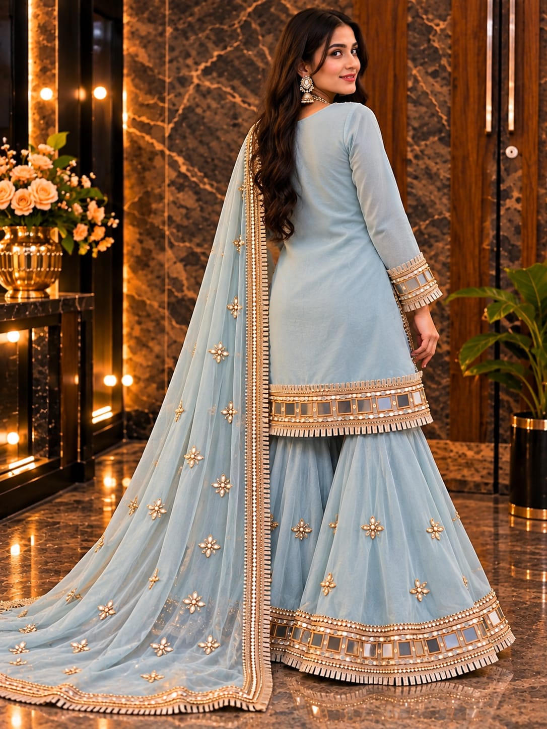Shirt,Gharara & Dupatta