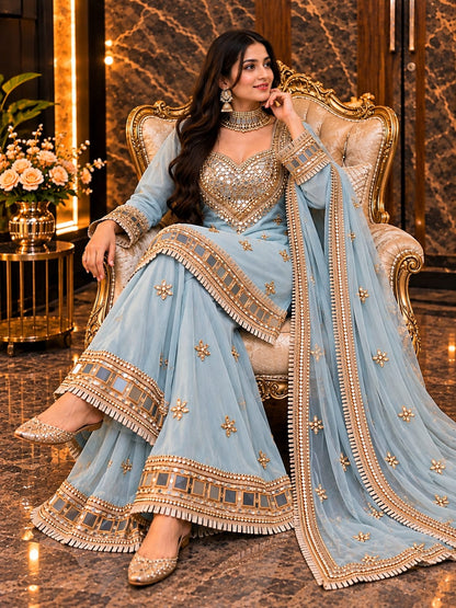 Shirt,Gharara & Dupatta