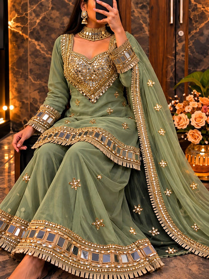 Shirt,Gharara & Dupatta