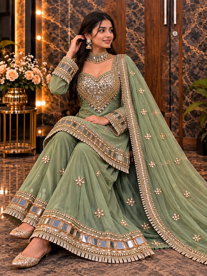 Shirt,Gharara & Dupatta