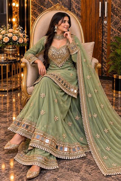 Shirt,Gharara & Dupatta