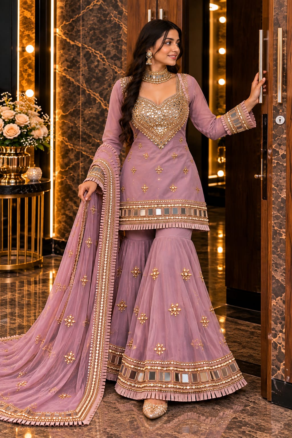 Shirt,Gharara & Dupatta