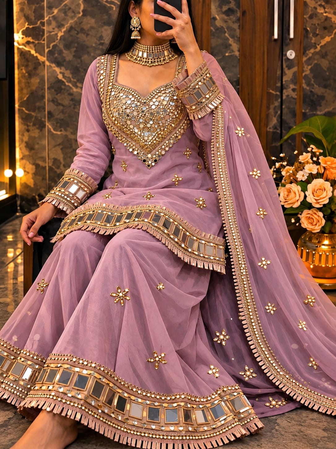 Shirt,Gharara & Dupatta