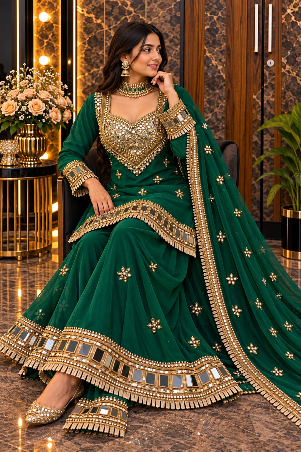 Shirt,Gharara & Dupatta