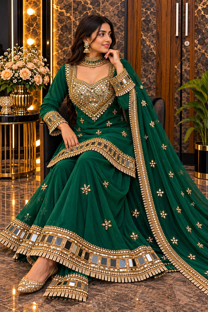 Shirt,Gharara & Dupatta