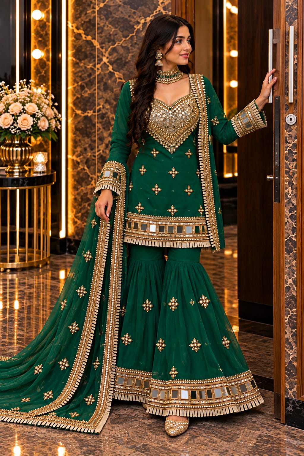 Shirt,Gharara & Dupatta