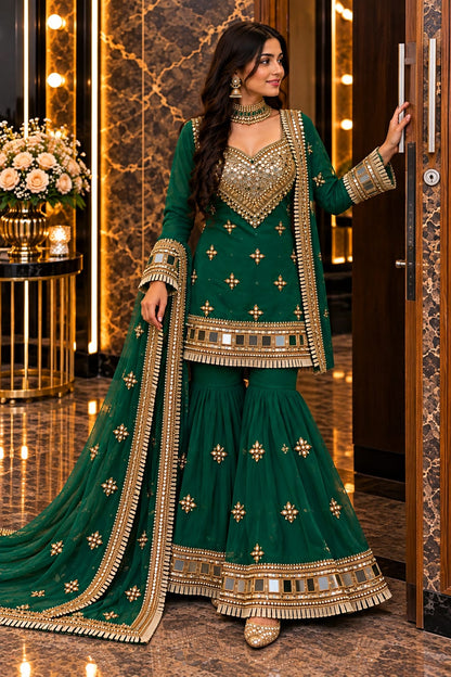 Shirt,Gharara & Dupatta