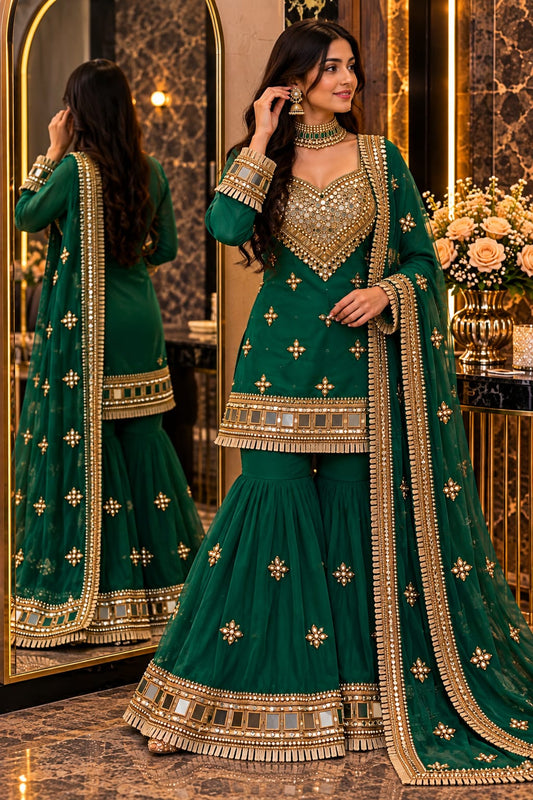Shirt,Gharara & Dupatta