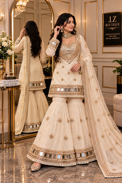 Shirt,Gharara & Dupatta