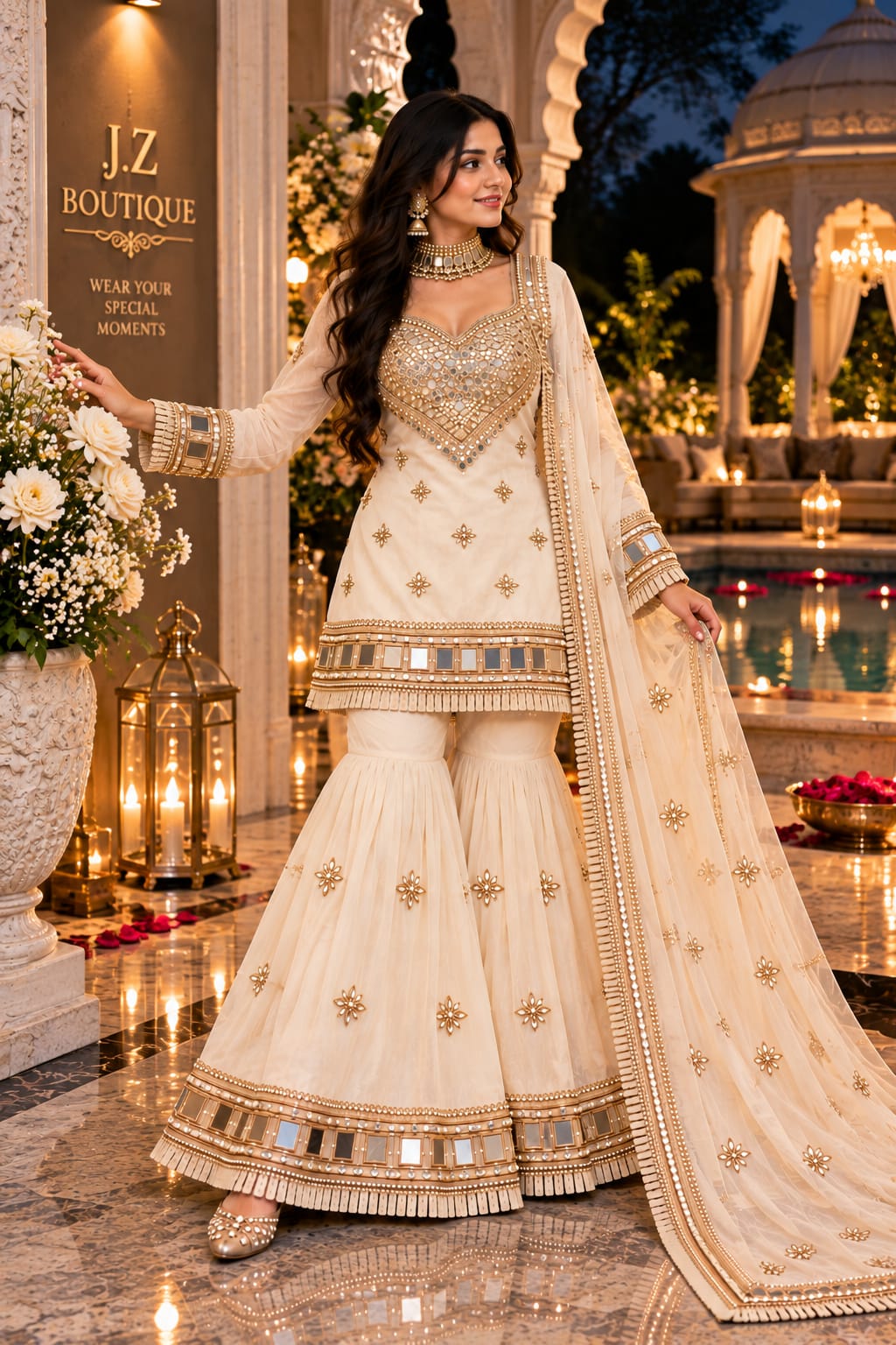 Shirt,Gharara & Dupatta