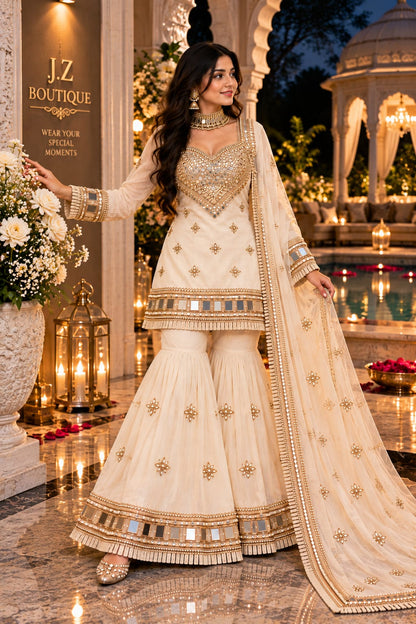 Shirt,Gharara & Dupatta