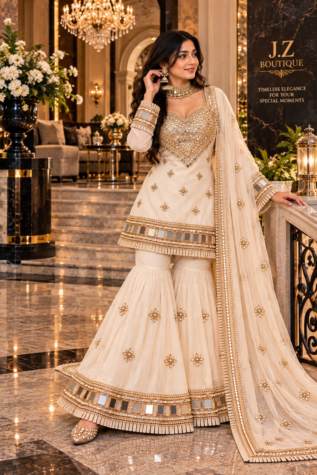 Shirt,Gharara & Dupatta