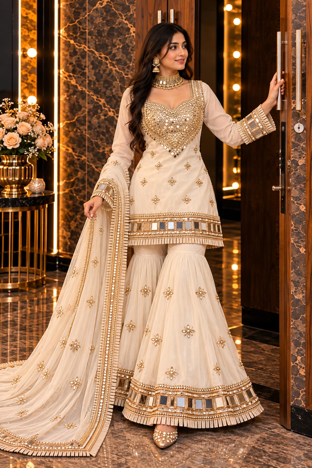 Shirt,Gharara & Dupatta