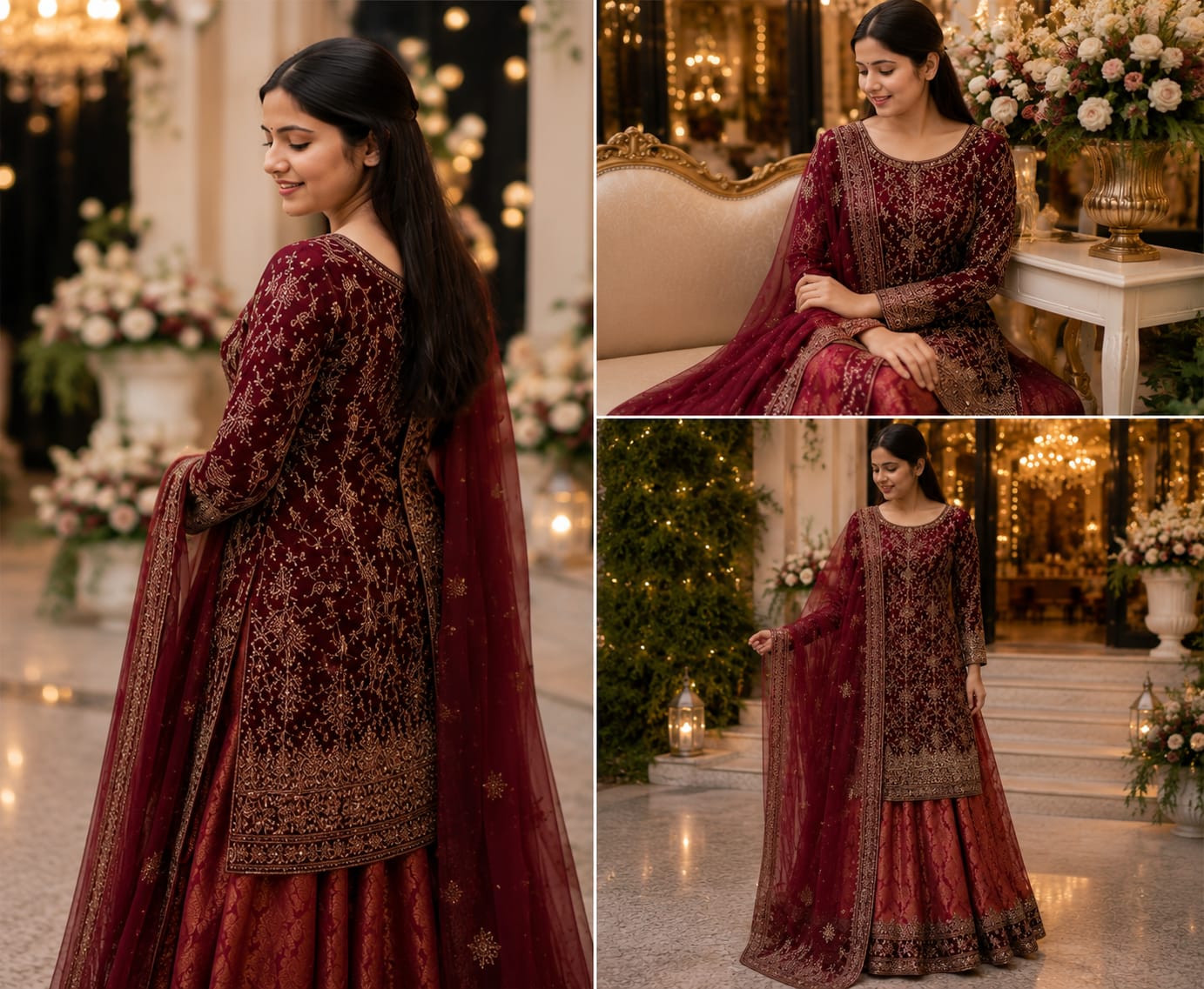 Banarsi Farshi Lehenga with Shirt and Dupatta