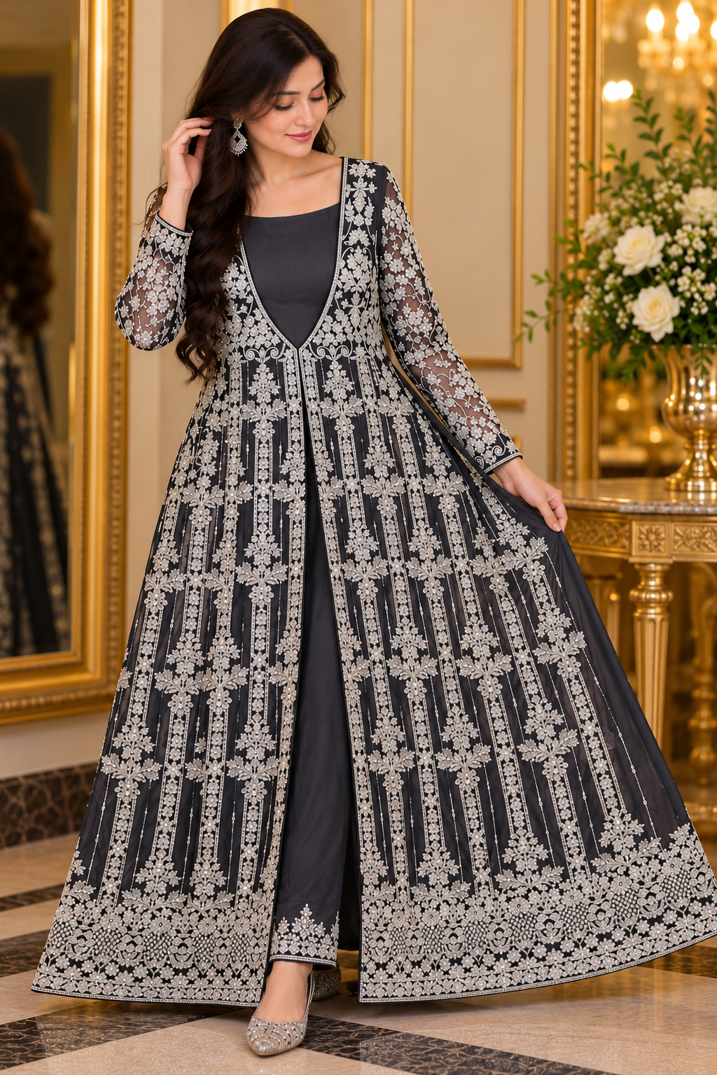 Open gown long Maxi